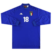 1998-99 Italien Match Issue Heimtrikot #18 Langarm XL