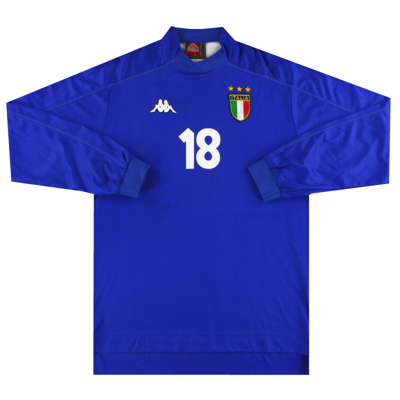 1998-99 Italien Match Issue Heimtrikot #18 Langarm XL