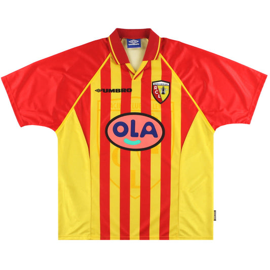 1998-99 Lens Umbro Home Shirt *As New* XL