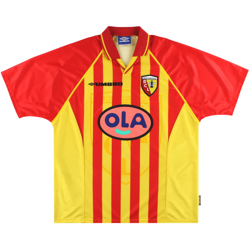 1998-99 Lens Umbro Heimtrikot *Neuwertig* XL