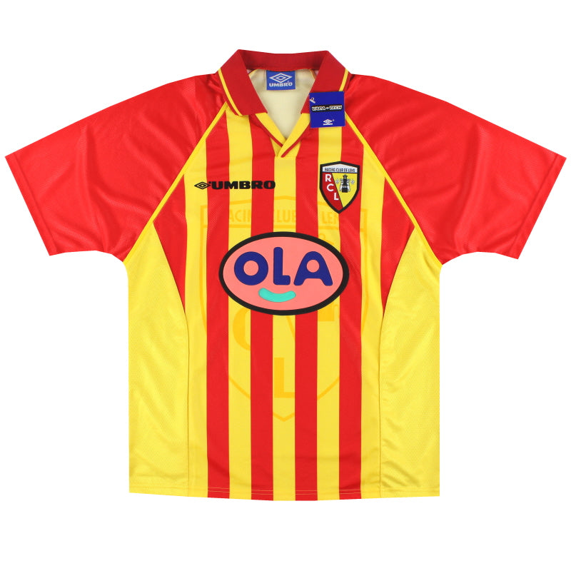 1998-99 RC Lens Umbro Heimtrikot *mit Etiketten* L
