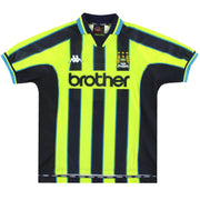 1998-99 Manchester City Kappa Auswärtstrikot *Neuwertig* XL