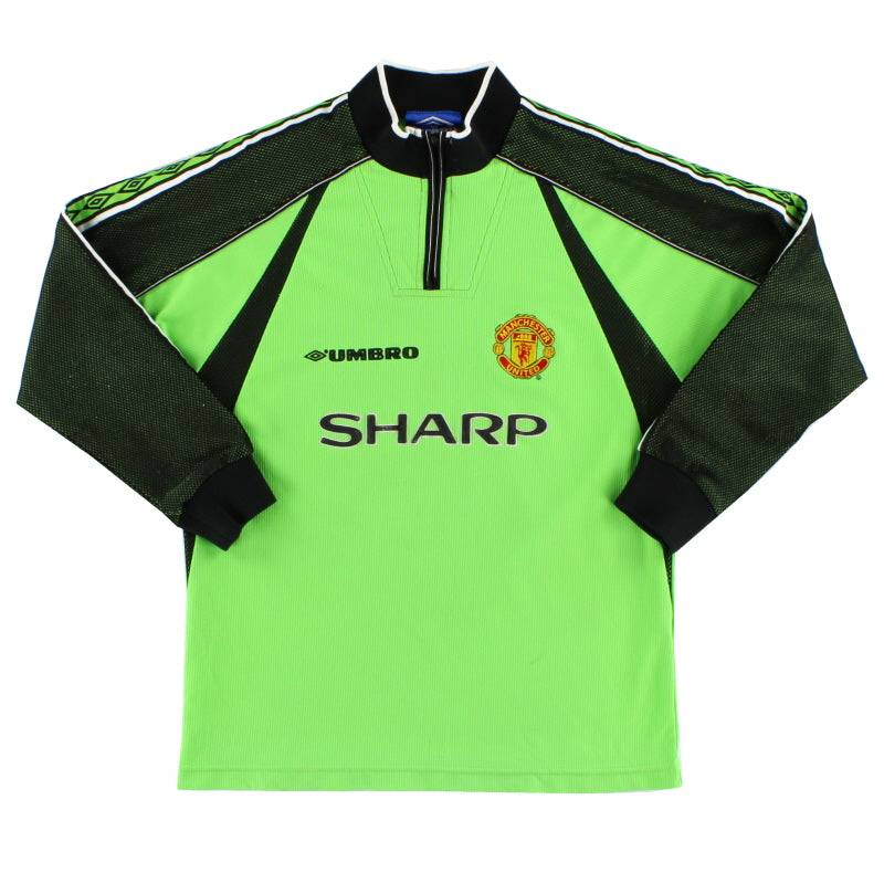 1998-99 Manchester United Umbro Torwart-Trikot Y