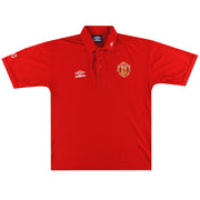 1998-99 Manchester United Umbro Poloshirt L