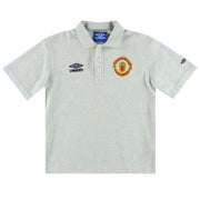 1998-99 Manchester United Umbro Poloshirt Gr. Jungen L