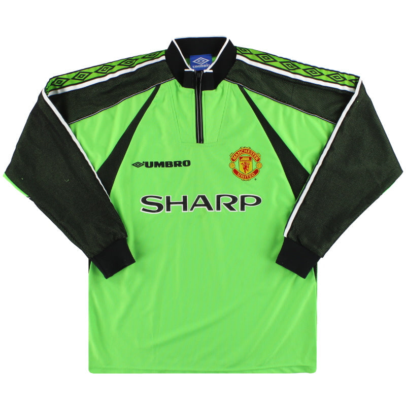 1998-99 Manchester United Umbro Torwart-Trikot M