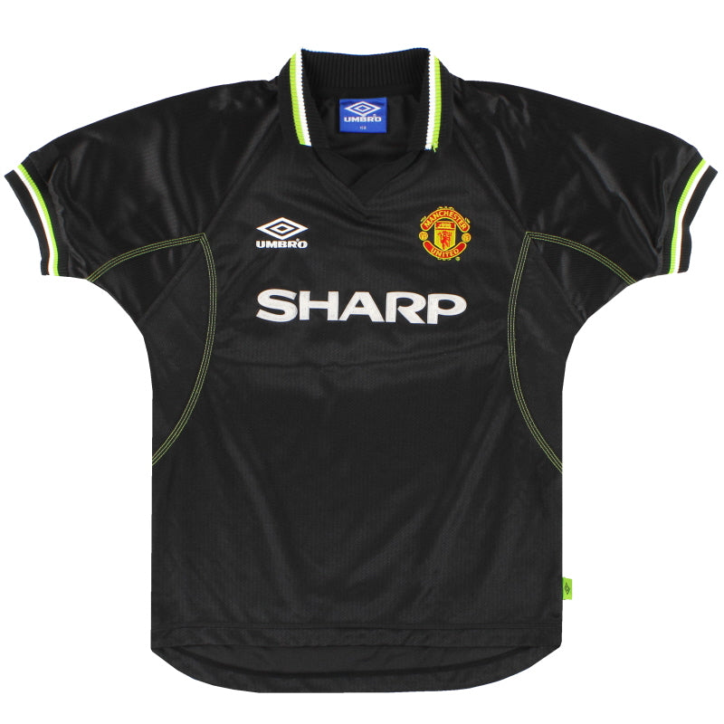 1998-99 Manchester United Umbro Auswärtstrikot Y