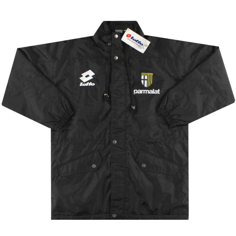 1998-99 Parma Lotto Gepolsterter Trainer-Mantel *m. Etiketten* L