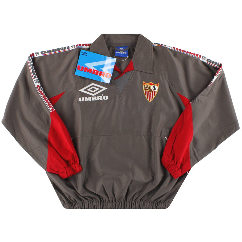 1998-99 Sevilla Umbro Drill Top *mit Etiketten* M