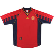 1998-99 Spanien adidas Heimtrikot XL
