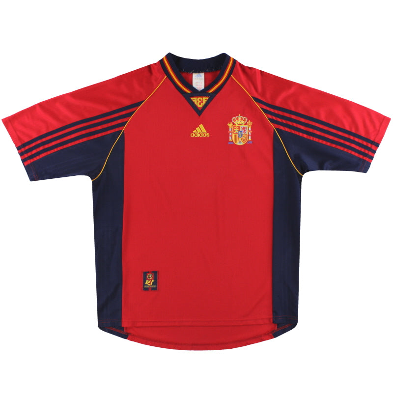 1998-99 Spanien adidas Heimtrikot XL