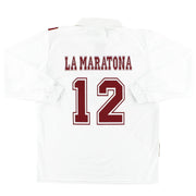 1998-99 Torino Player Issue Signiertes Auswärtstrikot #12 L/S XL