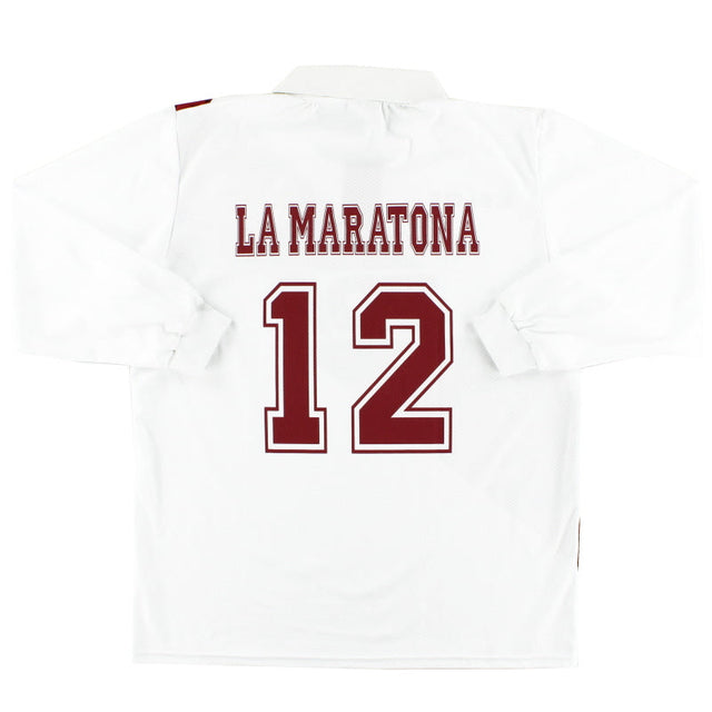 1998-99 Torino Player Issue Signed Away Shirt #12 L/S XL