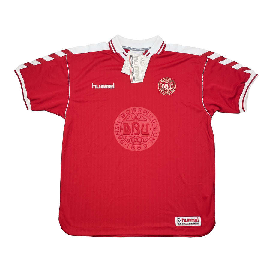 1998 Dänemark *Neu mit Etiketten* Heimtrikot (XL) Hummel