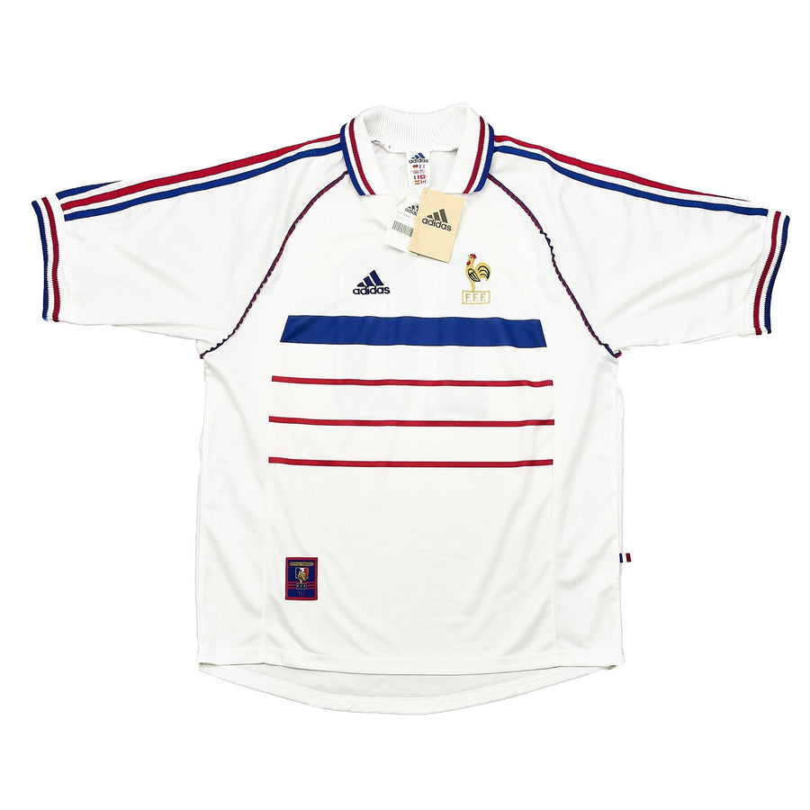 1998 Frankreich #10 Auswärtstrikot (L) Adidas *NEU MIT ETIKETT*