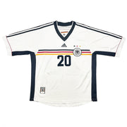 1998/00 Deutschland Bierhoff #20 Heimtrikot (L) Adidas