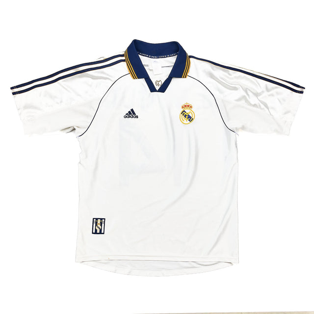 1998/00 Real Madrid J.M Guti #14 Home Shirt (L) Adidas