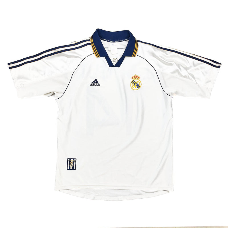 1998/00 Real Madrid J.M Guti #14 Home Shirt (L) Adidas