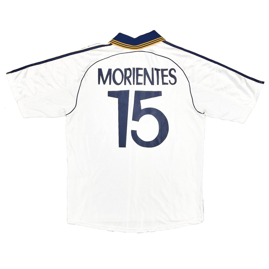 1998/00 Real Madrid Morientes #15 Heimtrikot (L) Adidas