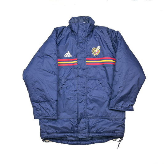 1998/00 Spain Bench Coat (M) Adidas