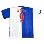 1998/99 Blackburn Rovers Sutton #9 Heimtrikot (XL) Uhlsport