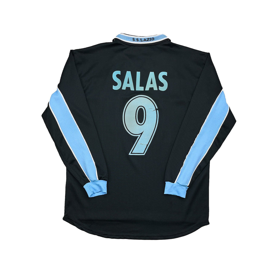 1998/99 Lazio Salas #9 *Match Worn* Langarm-Auswärtstrikot (XL) Puma