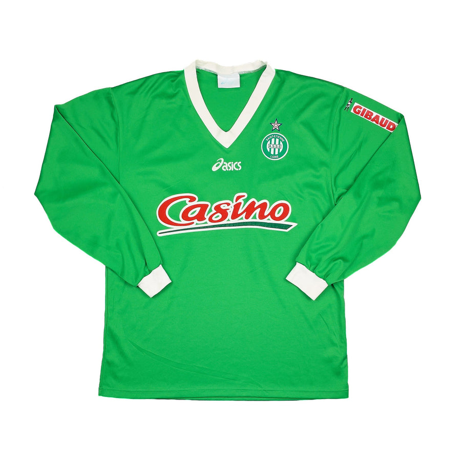 1998/99 Saint Etienne Langarm Heimtrikot (XL) Asics
