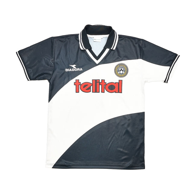 1998/99 Udinese Amoroso #7 European Home Shirt (L) Diadora