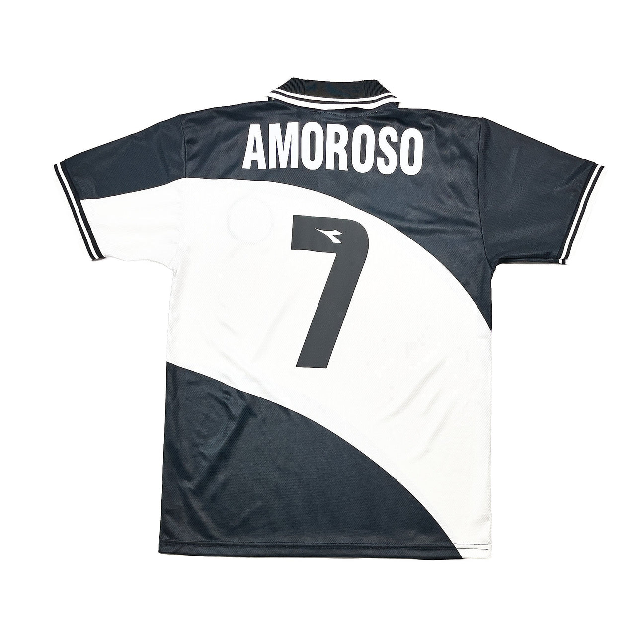 1998/99 Udinese Amoroso #7 European Home Shirt (L) Diadora
