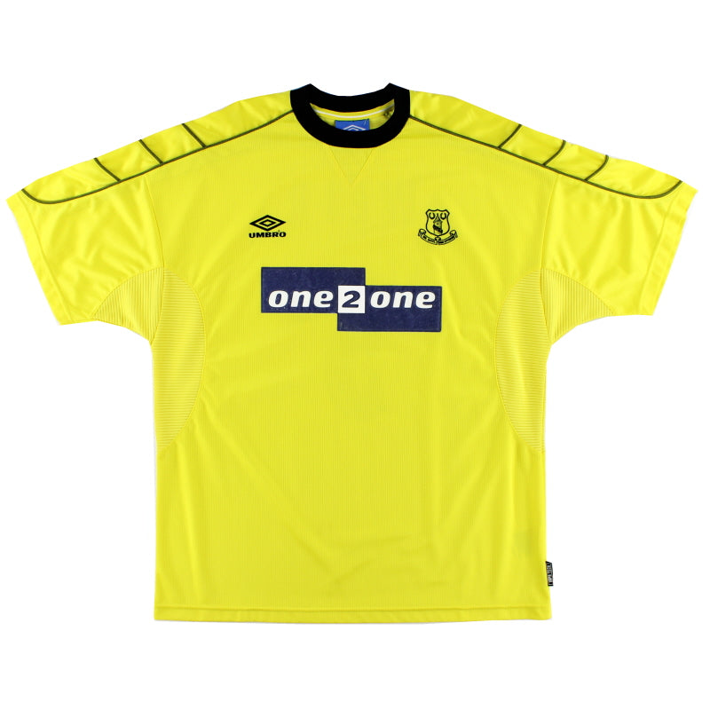 1999-00 Everton Umbro Auswärtstrikot L