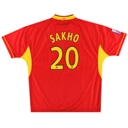 1999-00 Lens Umbro Player Issue Heimtrikot Sakho #20 *Neuwertig* XXL