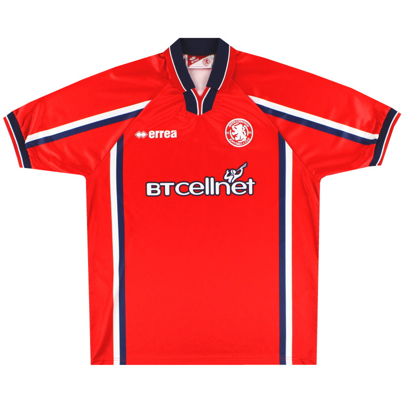 1999-00 Middlesbrough Errea Heimtrikot M