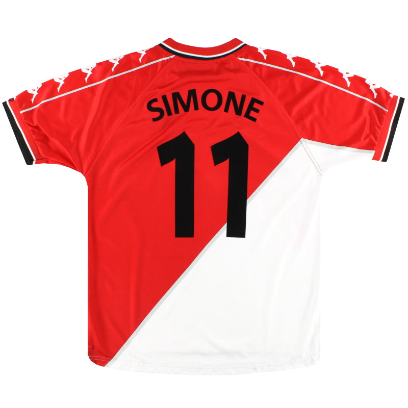 1999-00 Monaco Kappa Heimtrikot Simone #11 L