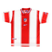 1999-00 Atletico Madrid Reebok Heimtrikot L