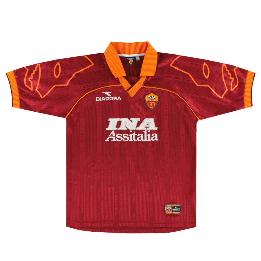 1999-00 Roma Diadora Heimtrikot L