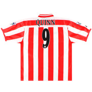 1999-00 Sunderland Asics Heimtrikot Quinn #9 *Neuwertig* XXL