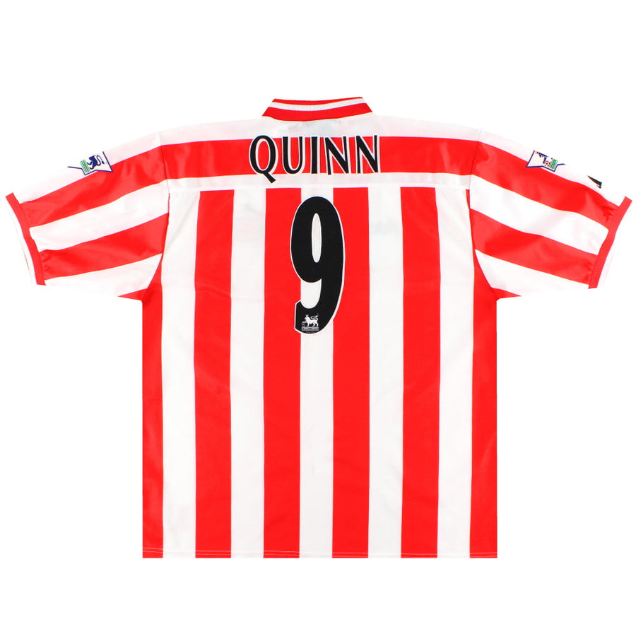 1999-00 Sunderland Asics Heimtrikot Quinn #9 *Neuwertig* XXL