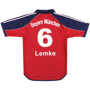 1999-01 FC Bayern München adidas Heimtrikot Lemke #6 S