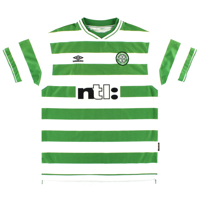 1999-01 Celtic Umbro Heimtrikot XL