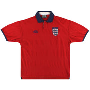 1999-01 England Umbro Auswärtstrikot M