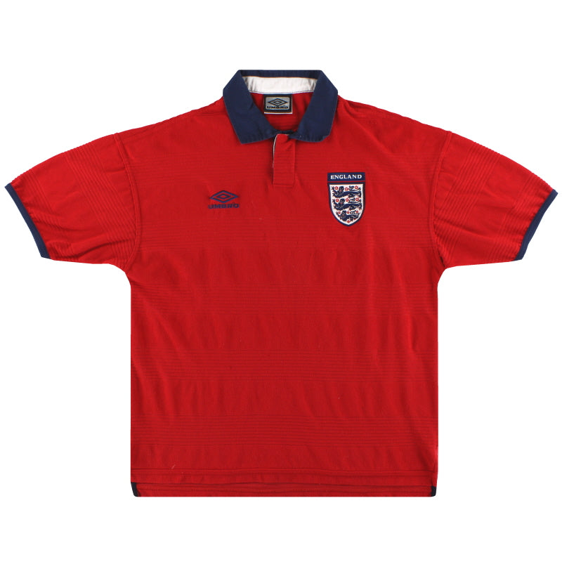 1999-01 England Umbro Auswärtstrikot M