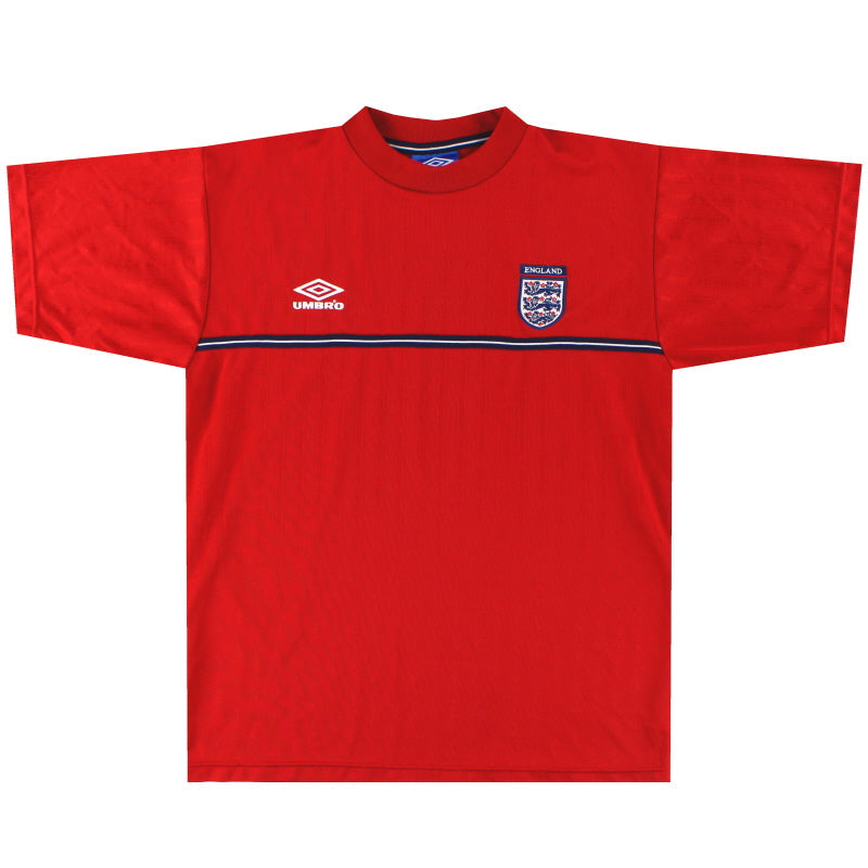 1999-01 England Umbro Trainingsshirt L