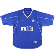 1999-01 Rangers Nike Heimtrikot S