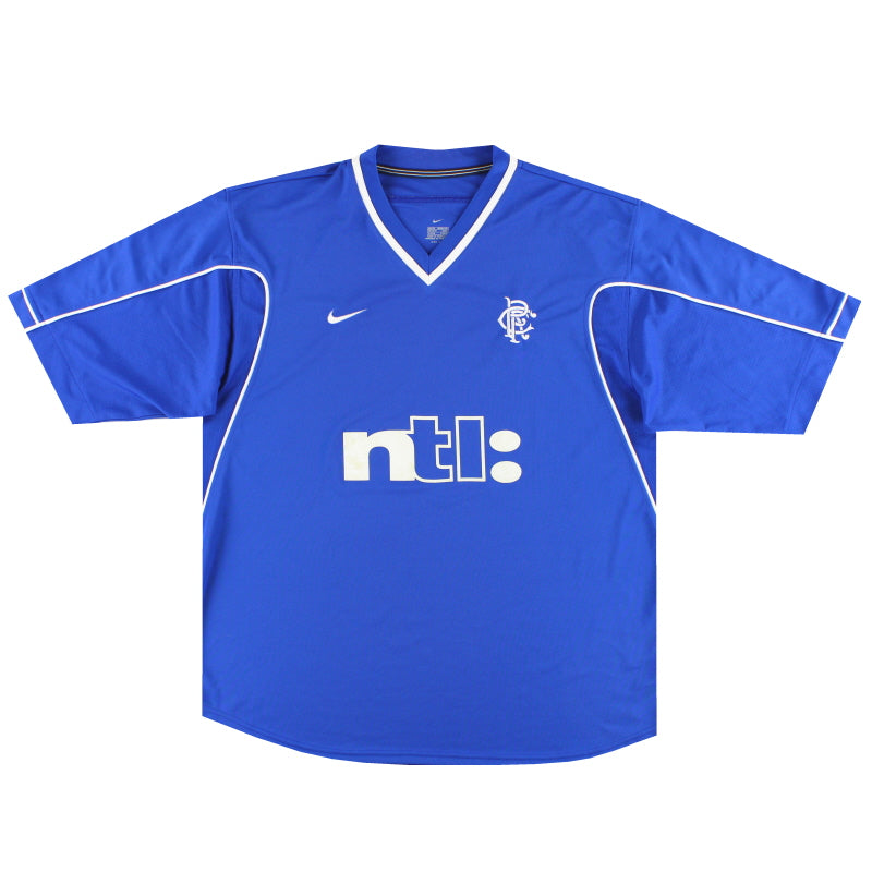 1999-01 Rangers Nike Spieler Trikot Home XL