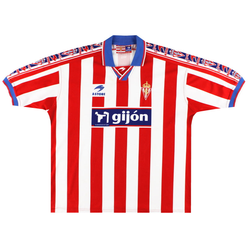 1999-01 Sporting Gijón Heimtrikot XL