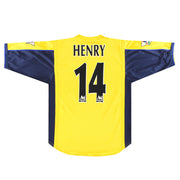 1999-01 Arsenal Nike Auswärtstrikot Henry #14 L