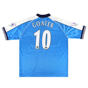 1999-01 Manchester City Le Coq Sportif Heimtrikot Goater #10 XL