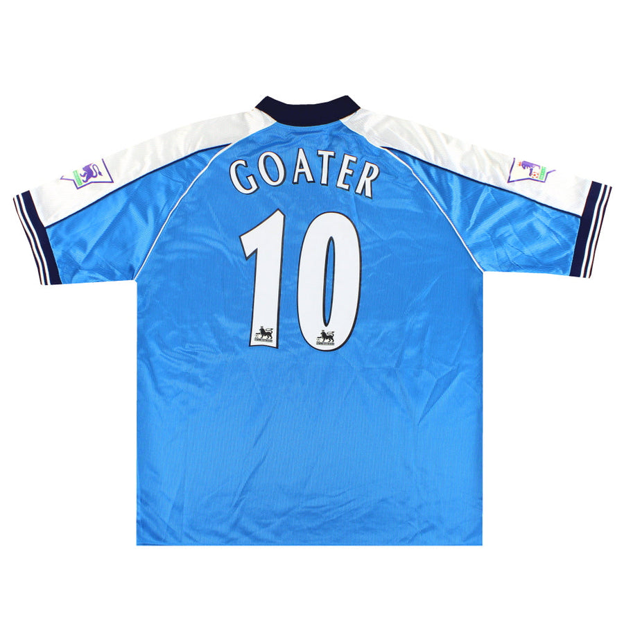1999-01 Manchester City Le Coq Sportif Heimtrikot Goater #10 XL