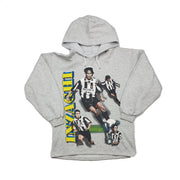 1999 Juventus Inzaghi #9 Kapuzenpullover (M) Bootleg