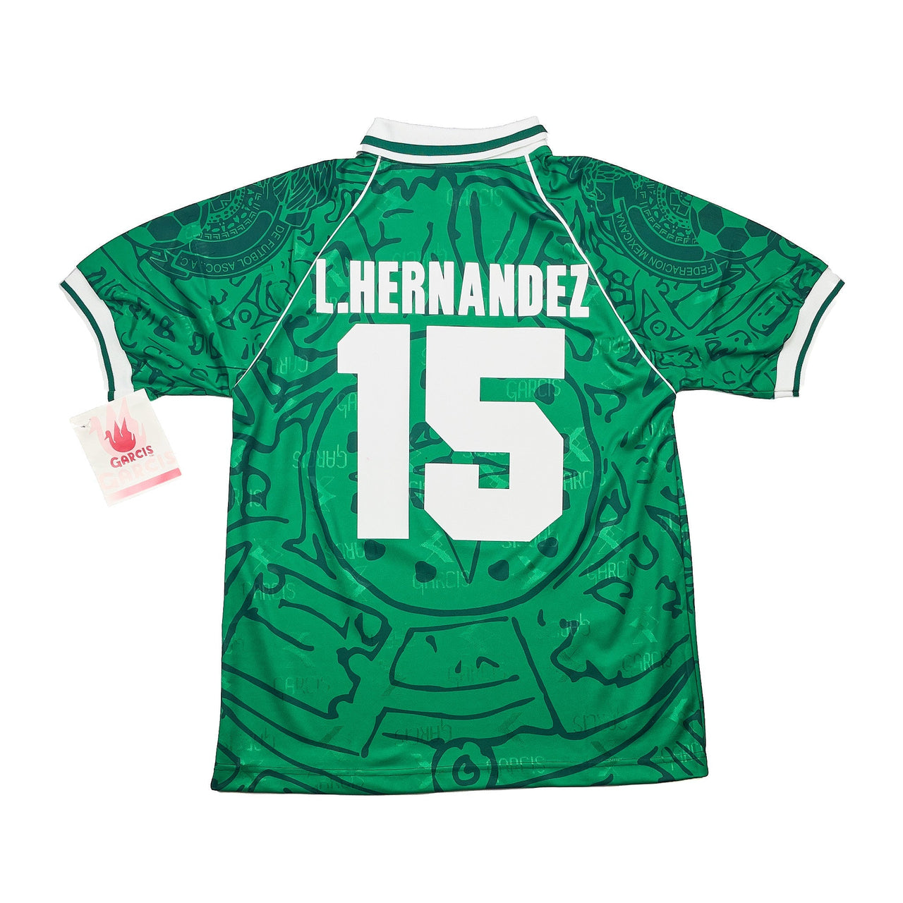 1999 MEXICO L.HERNANDEZ #15 *BNWT* HOME SHIRT (M) ABA SPORT